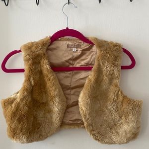 Cute fur vest!